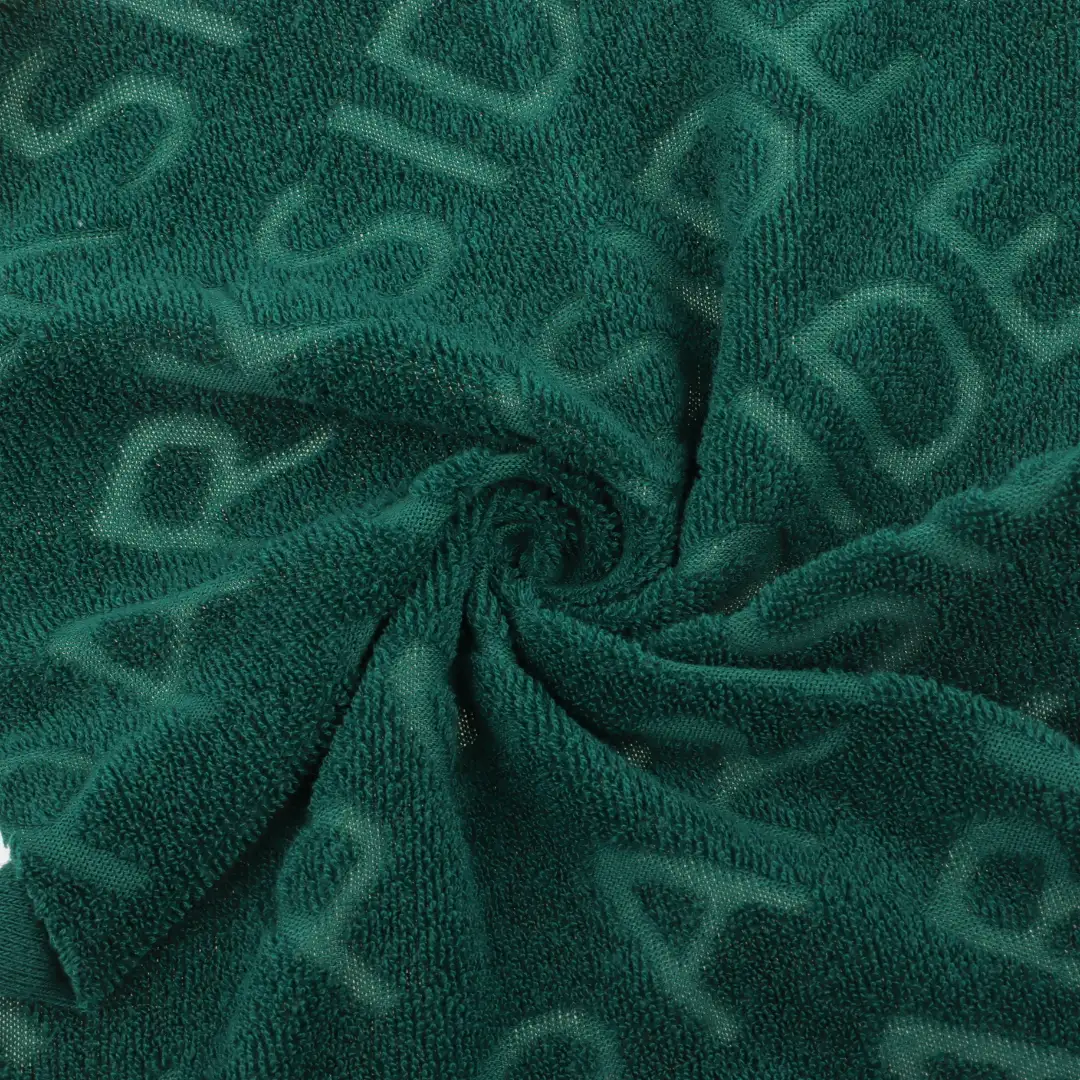 China Fabric for T-Shirt,Shorts Towel Fabric Knit Fabric Cotton Polyester Green color buy from China wholesaler bulk order at wholesale price free worldwide shipping Alibaba