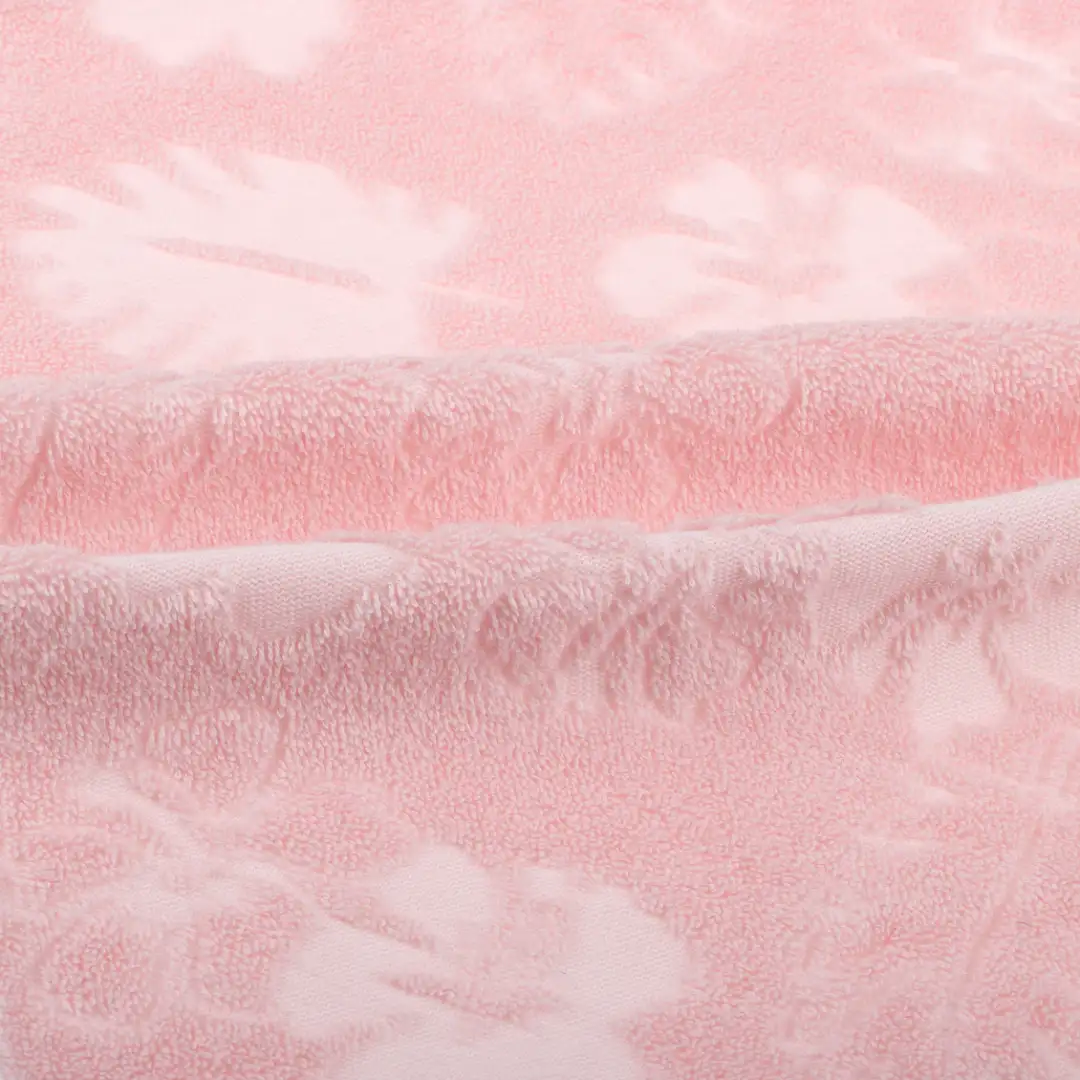 China Fabric for T-Shirt,Shorts Towel Fabric Knit Fabric Cotton Polyester Pink color buy from China wholesaler bulk order at wholesale price free worldwide shipping Alibaba