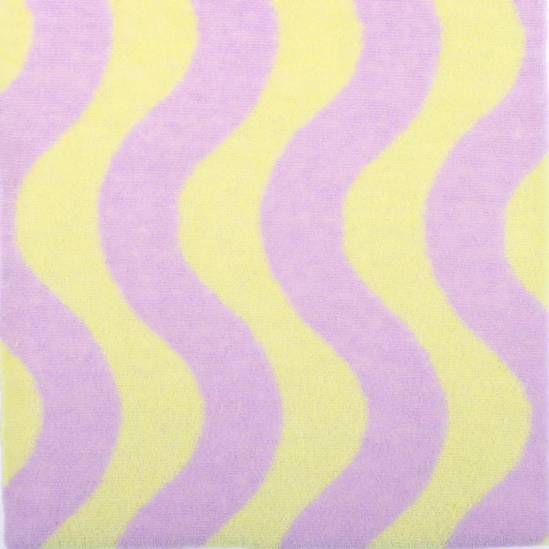 China Fabric for T-Shirt,Shorts Towel Fabric Knit Fabric Cotton Polyester Purple and Yellow color buy from China wholesaler bulk order at wholesale price free worldwide shipping Alibaba