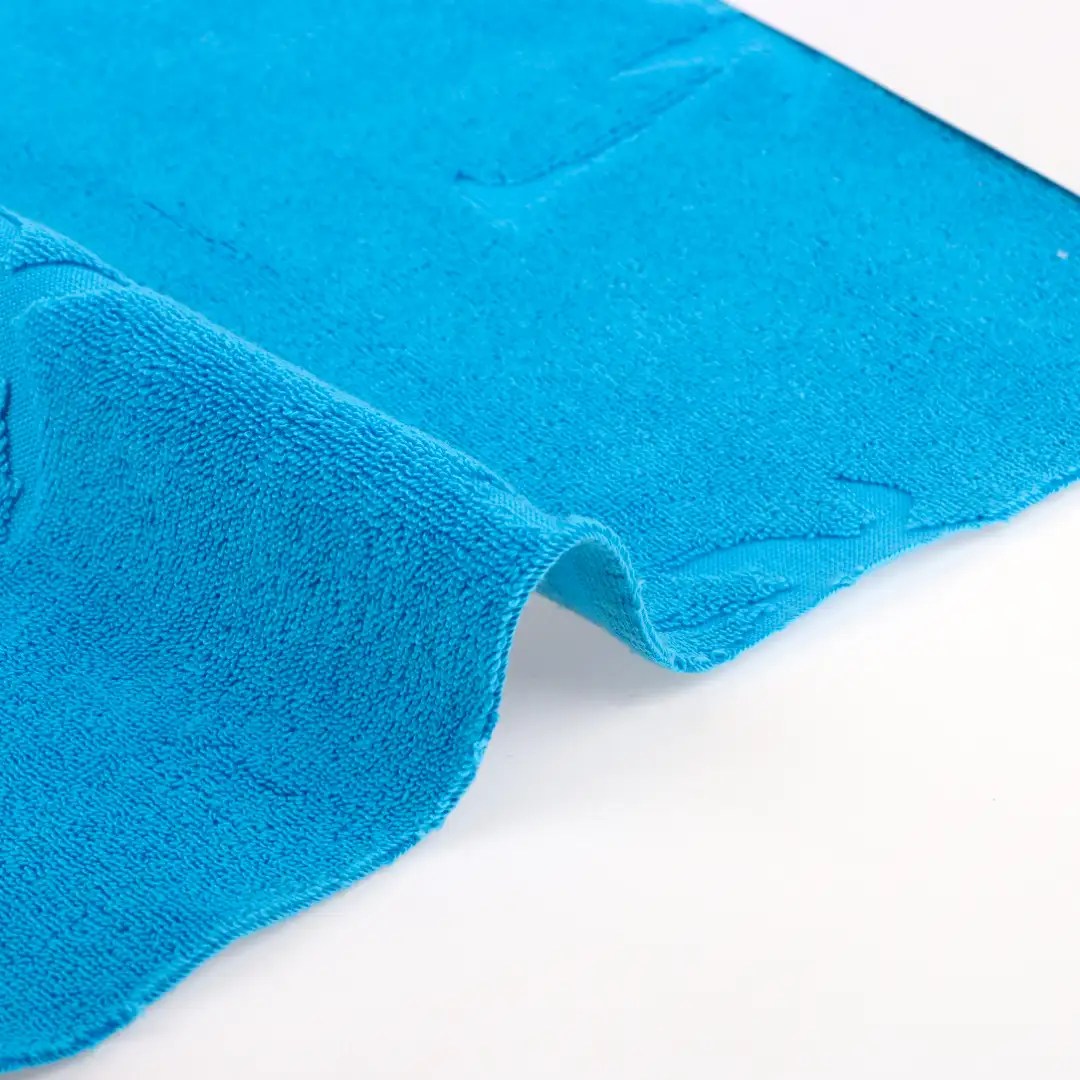 China Fabric for T-Shirt,Shorts Towel Fabric Knit Fabric Cotton Polyester Blue color buy from China wholesaler bulk order at wholesale price free worldwide shipping Alibaba