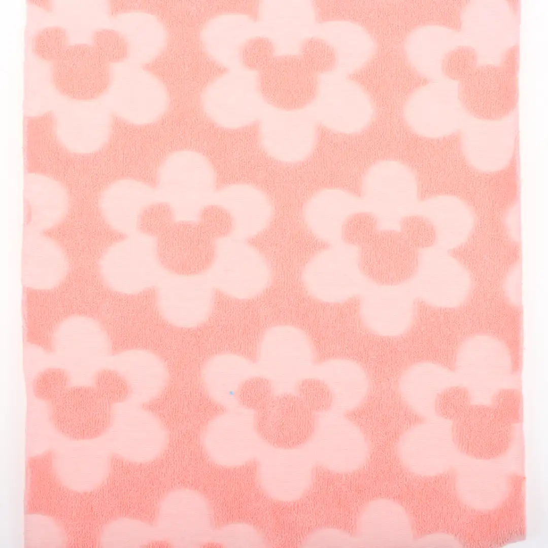 China Fabric for T-Shirt,Shorts Towel Fabric Knit Fabric Cotton Polyester Pink color buy from China wholesaler bulk order at wholesale price free worldwide shipping Alibaba