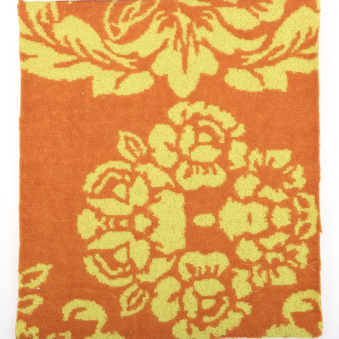 China Fabric for T-Shirt,Shorts Towel Fabric Knit Fabric Cotton Polyester Orange and Yellow color buy from China wholesaler bulk order at wholesale price free worldwide shipping Alibaba