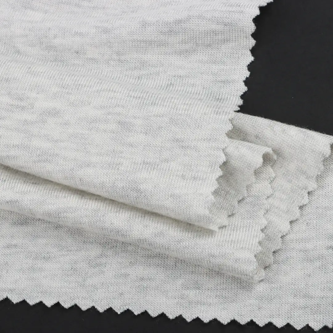 China Fabric for T-Shirt,Shorts,Loungewear Single Jersey Knit Fabric Rayon Spandex Grey color buy from China wholesaler bulk order at wholesale price free worldwide shipping Alibaba