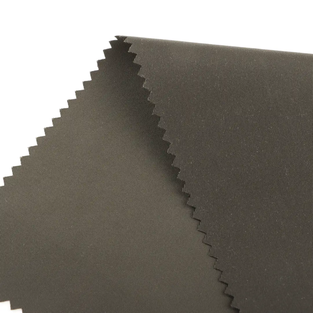China Fabric for Jackets Polyester Imitation Memory Fabric Synthetic Woven Fabric Polyester olive color buy from China wholesaler bulk order at wholesale price free worldwide shipping Alibaba