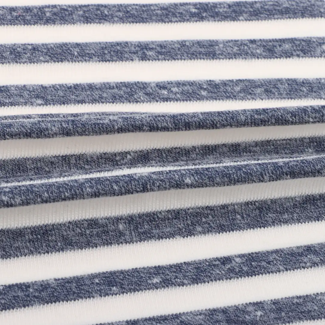 China Fabric for T-Shirt,Shorts,Loungewear Hacci Knit Fabric Cotton Polyester Stripe color buy from China wholesaler bulk order at wholesale price free worldwide shipping Alibaba
