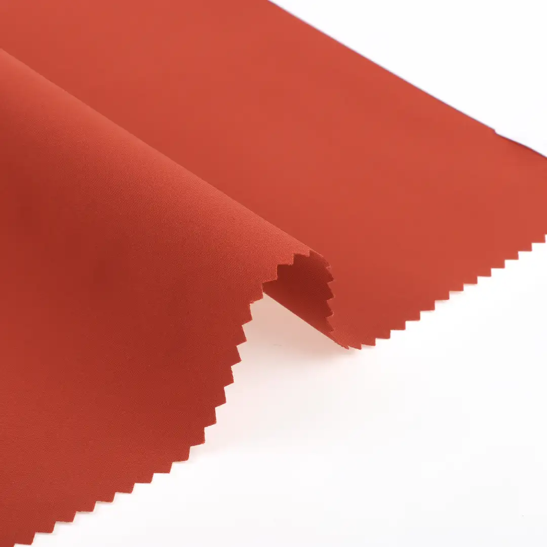China Fabric for Jackets T800 Polyester T800 Yarn Fabric Synthetic Woven Fabric Polyester orange color buy from China wholesaler bulk order at wholesale price free worldwide shipping Alibaba