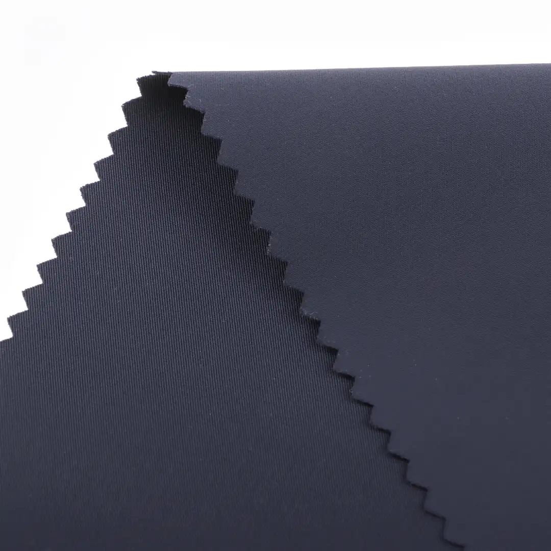 China Fabric for Jackets Four Stretch Nylon Woven Fabric Synthetic Woven Fabric Nylon Spandex navy color buy from China wholesaler bulk order at wholesale price free worldwide shipping Alibaba