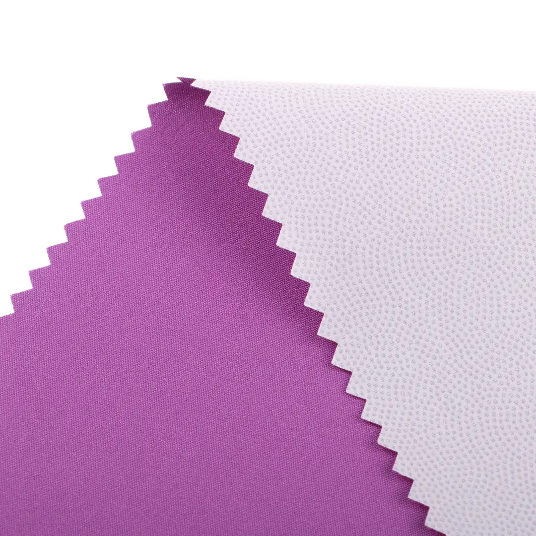 China Fabric for Jackets Polyester Pongee Synthetic Woven Fabric Polyester PURPLE color buy from China wholesaler bulk order at wholesale price free worldwide shipping Alibaba