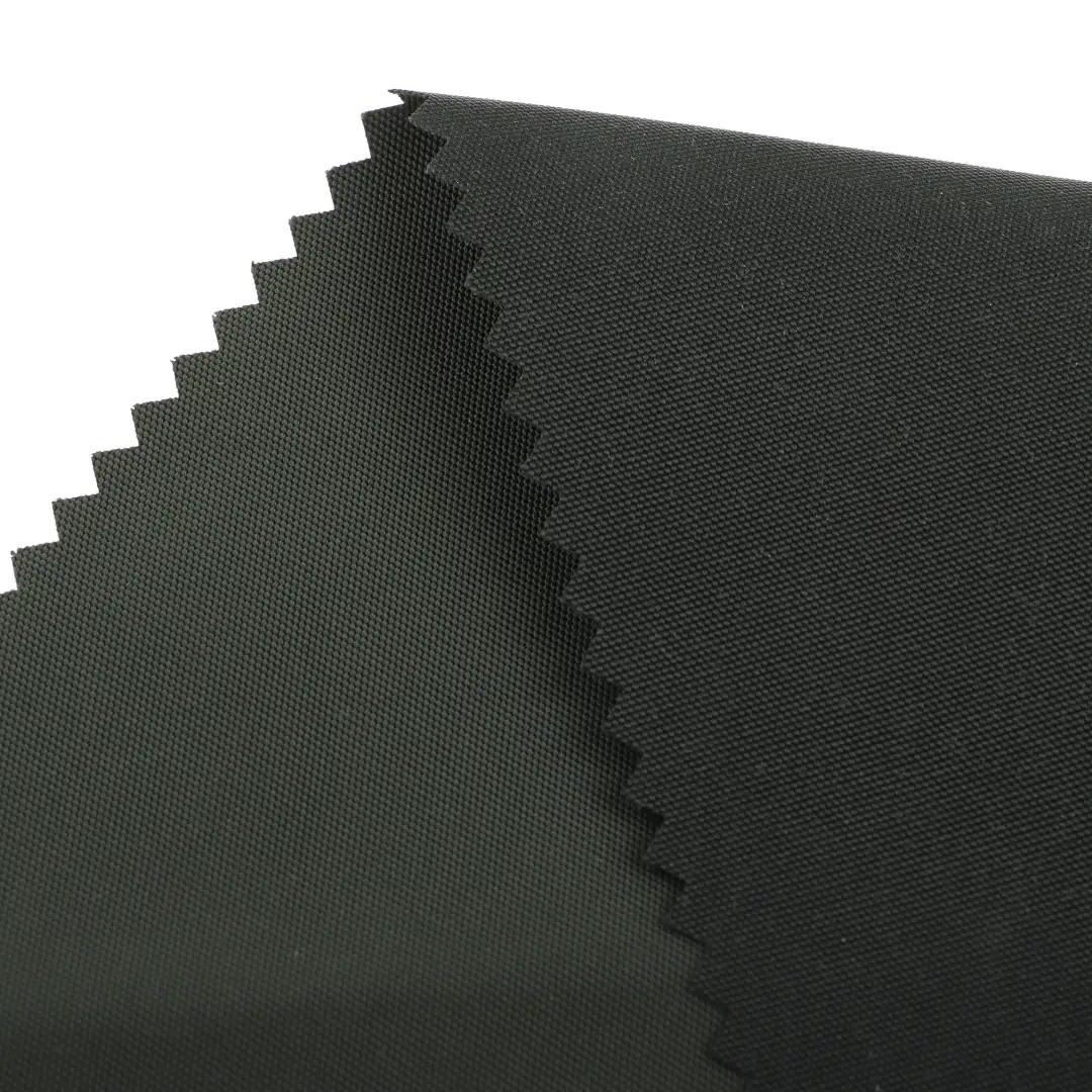 China Fabric for Jackets Polyester Imitation Memory Fabric Synthetic Woven Fabric Polyester dark green color buy from China wholesaler bulk order at wholesale price free worldwide shipping Alibaba