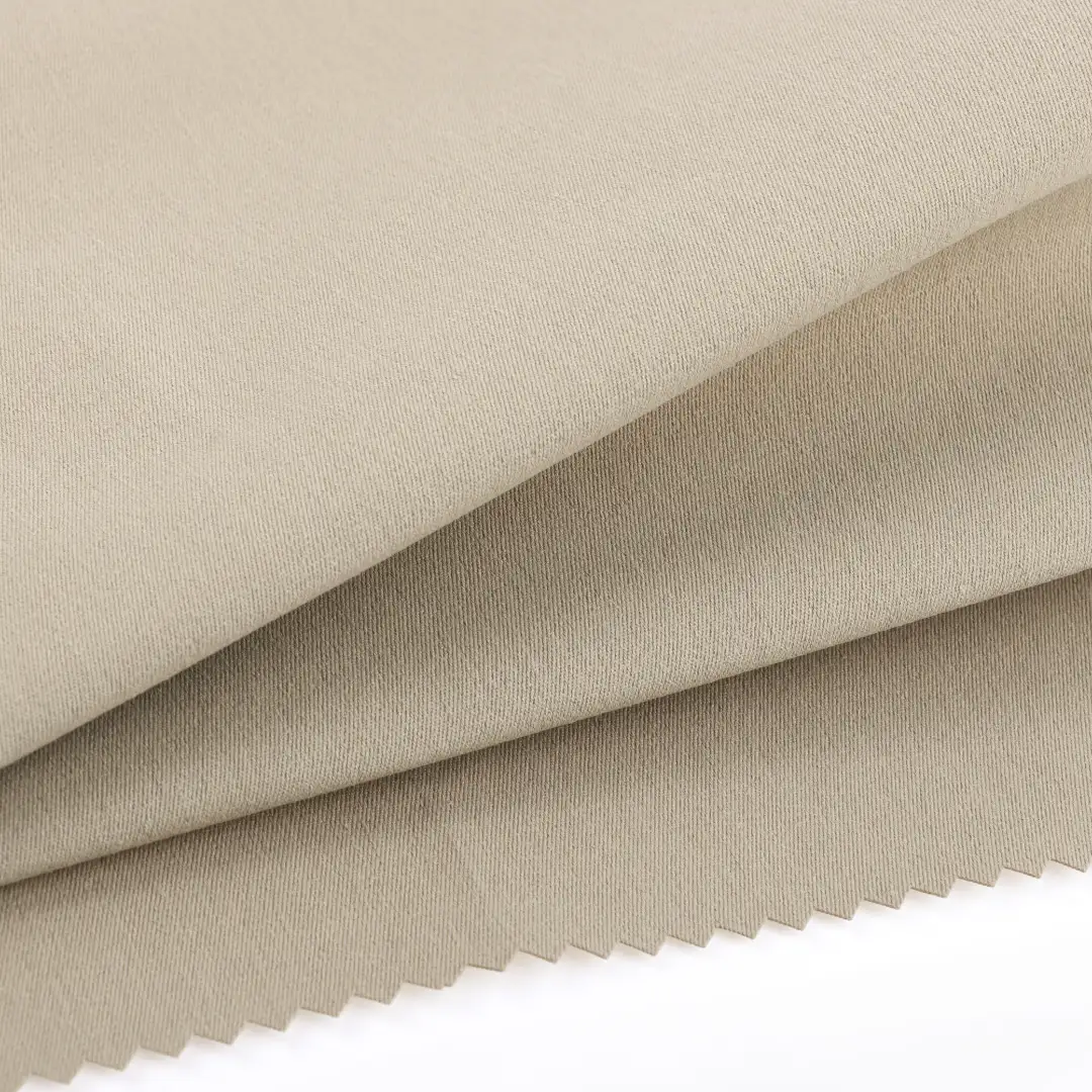 China Fabric for Jackets Polyester Imitation Cotton Fabric Synthetic Woven Fabric Polyester khaki color buy from China wholesaler bulk order at wholesale price free worldwide shipping Alibaba