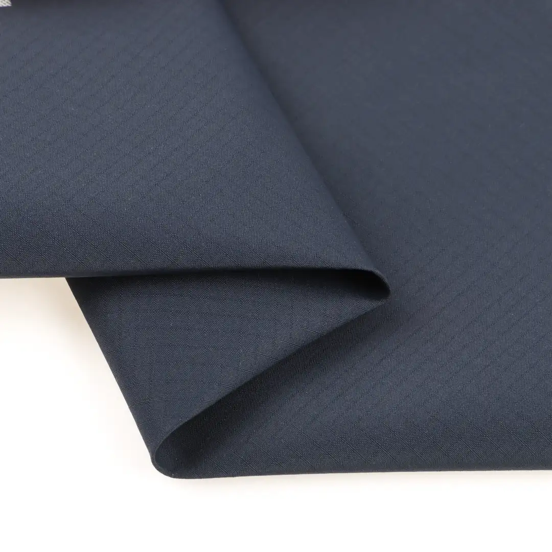 China Fabric for Jackets Polyester Pongee Synthetic Woven Fabric Polyester BLUE color buy from China wholesaler bulk order at wholesale price free worldwide shipping Alibaba
