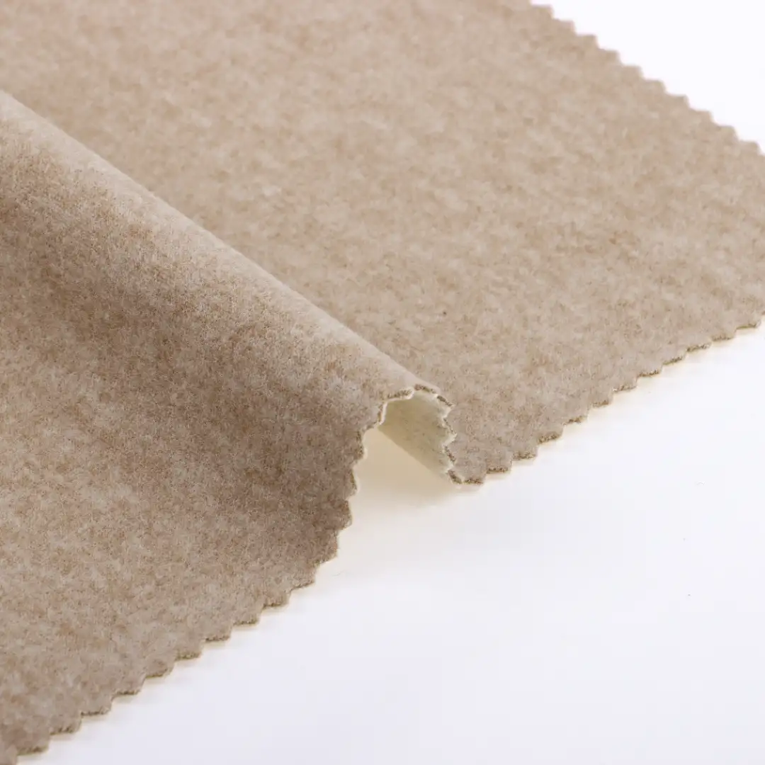 China Fabric for T-Shirt,Loungewear Single Jersey Knit Fabric Polyester Rayon Silk Cashmere Khaki color buy from China wholesaler bulk order at wholesale price free worldwide shipping Alibaba