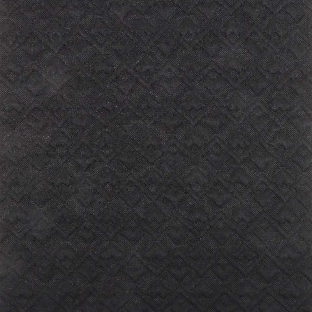 China Fabric for Loungewear Weft Jacquard Knit Fabric Polyester Spandex Black color buy from China wholesaler bulk order at wholesale price free worldwide shipping Alibaba