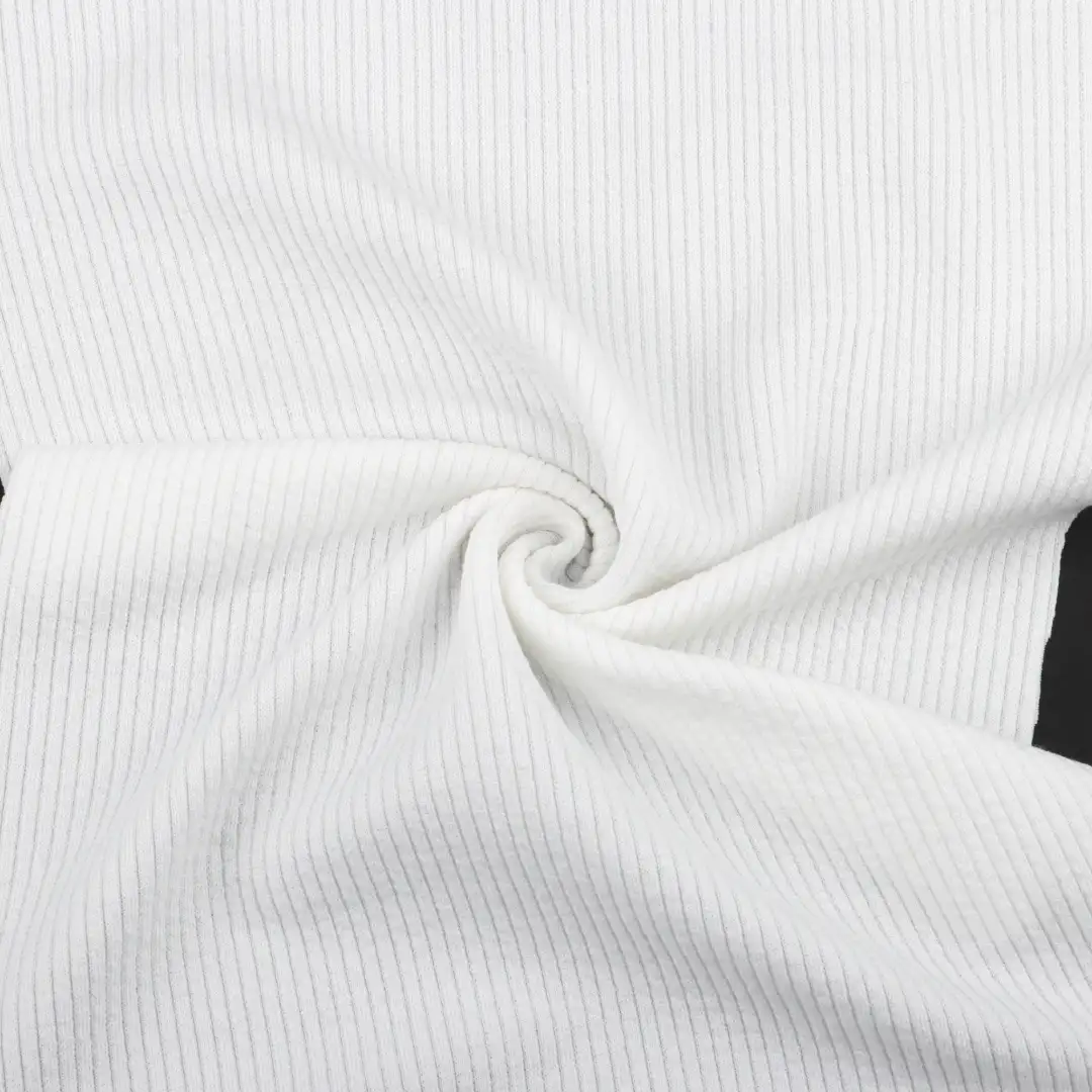 China Fabric for T-Shirt,Loungewear Scuba Knit Fabric Polyester Rayon Spandex White color buy from China wholesaler bulk order at wholesale price free worldwide shipping Alibaba