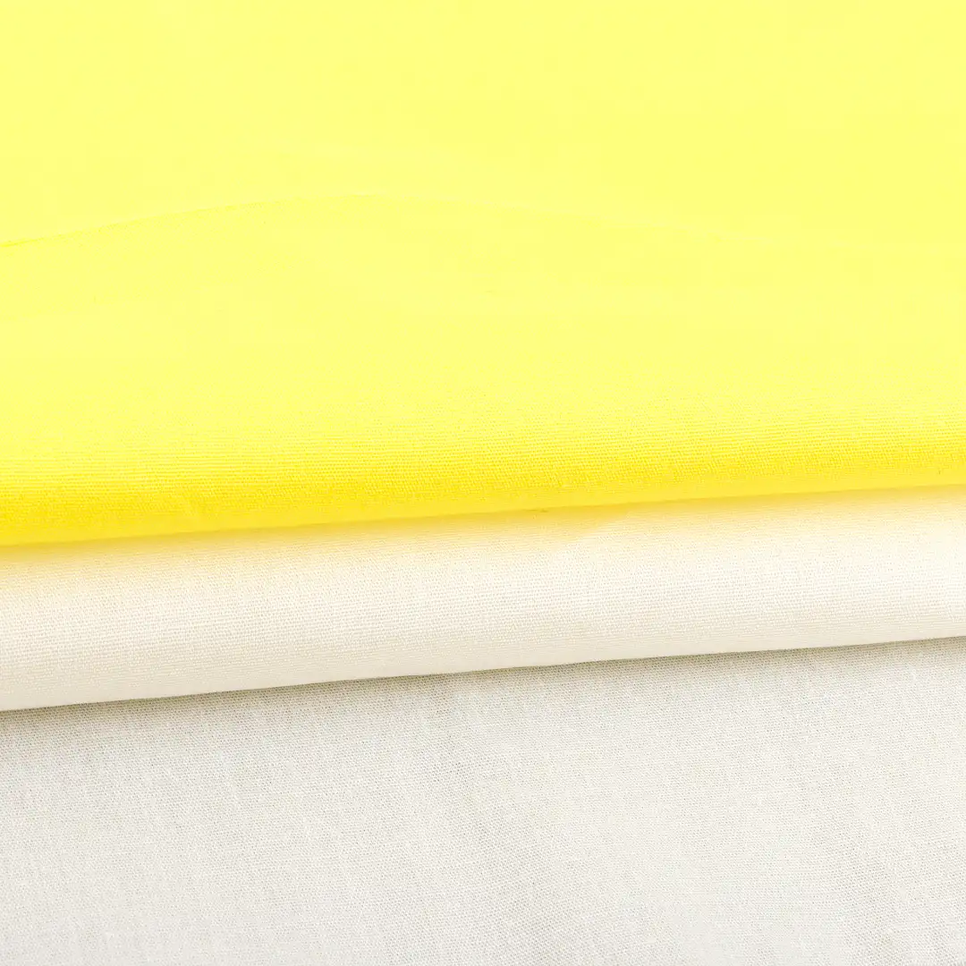 China Fabric for Skirt Cotton Poplin Natural Woven Fabric Cotton Spandex White、Yellow color buy from China wholesaler bulk order at wholesale price free worldwide shipping Alibaba