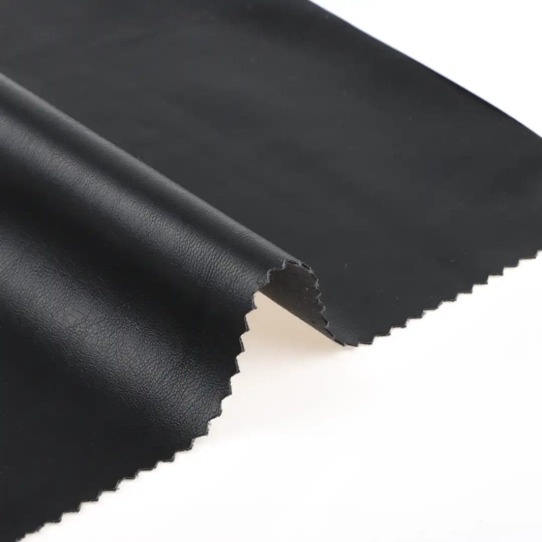 China Fabric for Jackets PU Woven Blended Fabric Polyester BLACK color buy from China wholesaler bulk order at wholesale price free worldwide shipping Alibaba