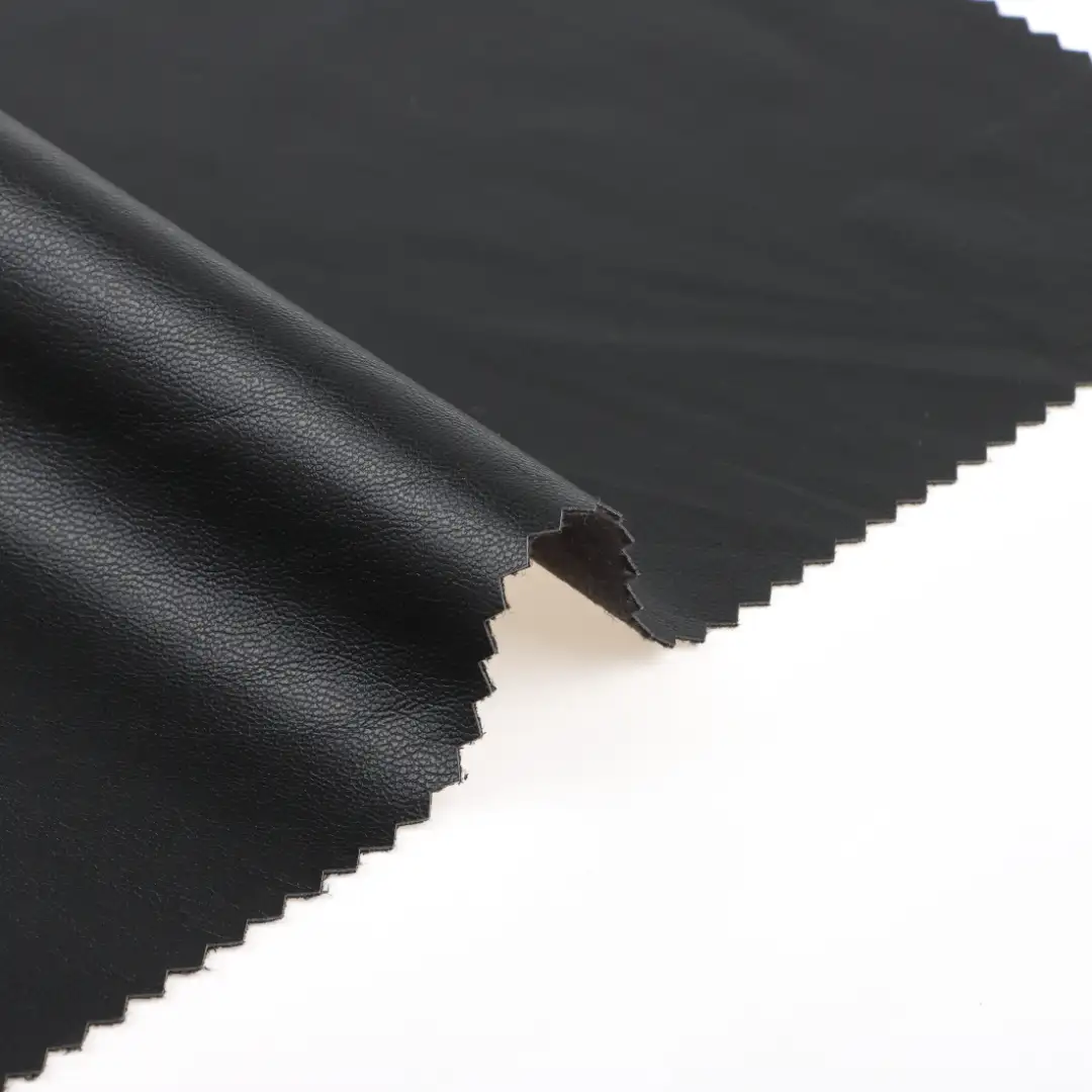 China Fabric for Pants,Jackets,Skirt PU Woven Blended Fabric Polyester BLACK color buy from China wholesaler bulk order at wholesale price free worldwide shipping Alibaba
