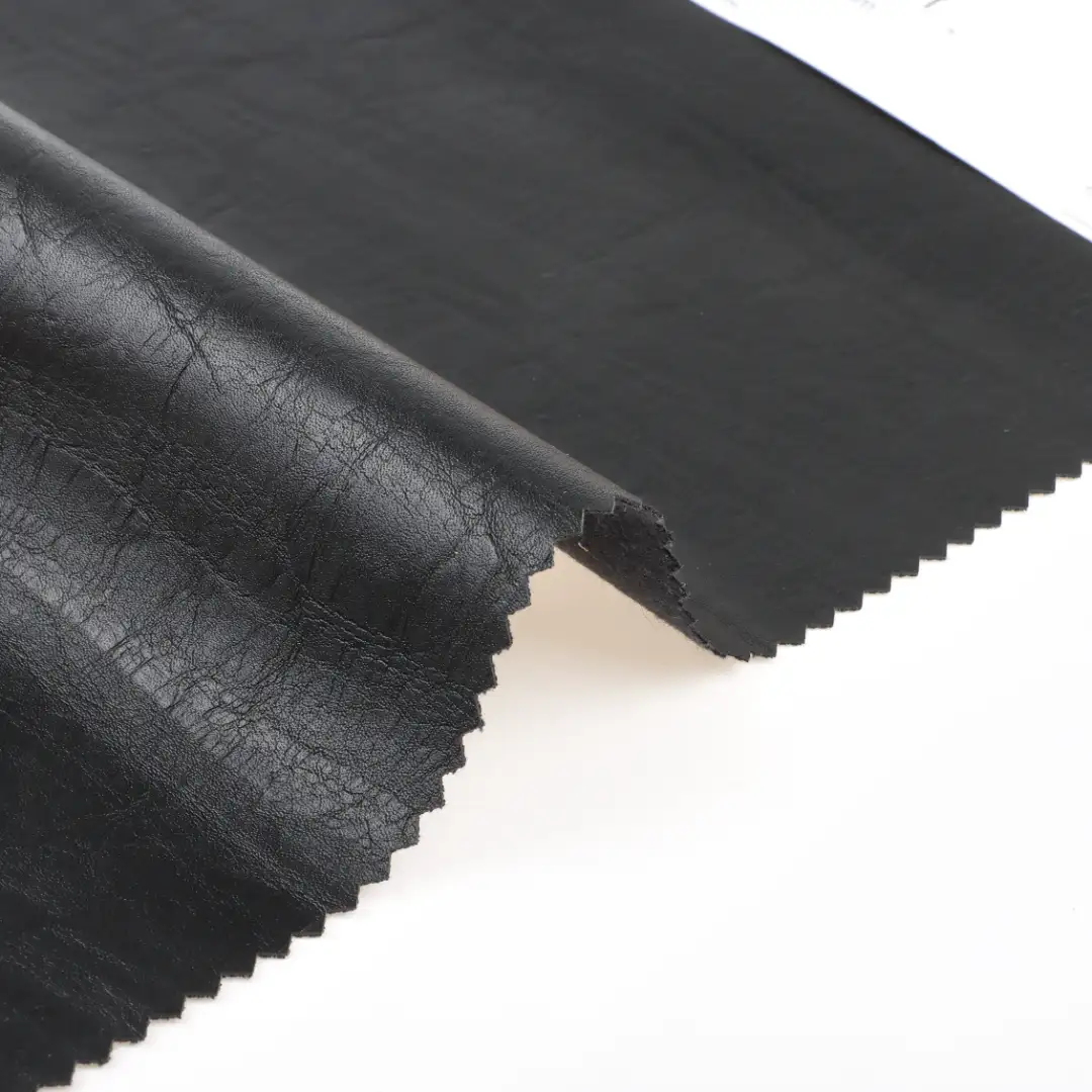 China Fabric for Pants,Jackets,Skirt PU Woven Blended Fabric Polyester BLACK color buy from China wholesaler bulk order at wholesale price free worldwide shipping Alibaba