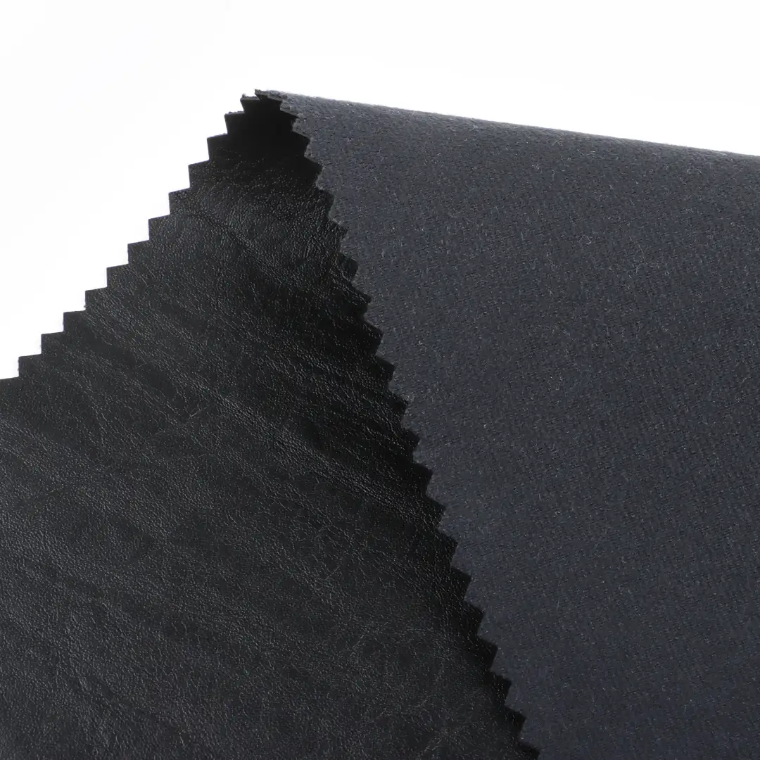 China Fabric for Pants,Jackets,Skirt PU Woven Blended Fabric Polyester BLACK color buy from China wholesaler bulk order at wholesale price free worldwide shipping Alibaba