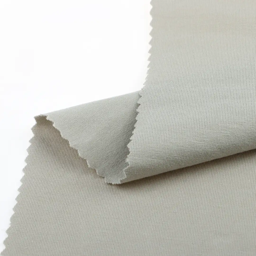 China Fabric for T-Shirt,Shorts,Loungewear Single Jersey Knit Fabric Cotton Grey、Brown color buy from China wholesaler bulk order at wholesale price free worldwide shipping Alibaba