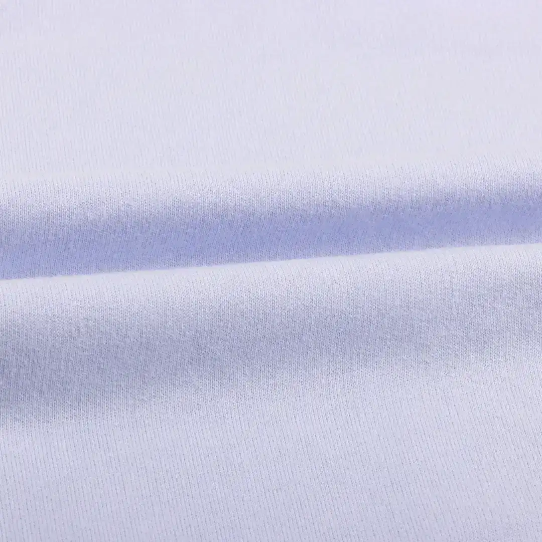 China Fabric for Loungewear French Terry Knit Fabric Cotton powder blue color buy from China wholesaler bulk order at wholesale price free worldwide shipping Alibaba