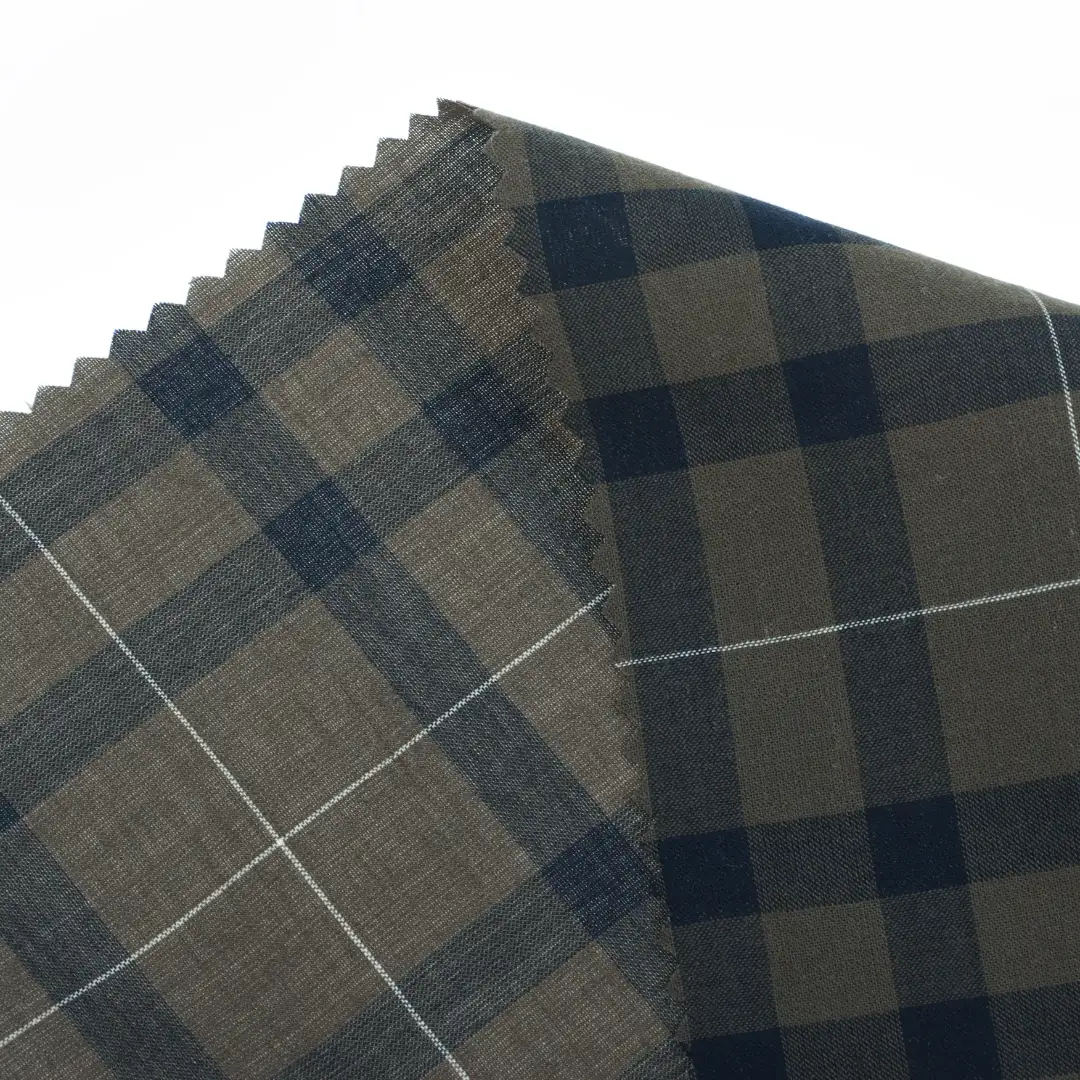 China Fabric for Padded Jacket Yarn Dyed Check Natural Woven Fabric BCI Cotton stripe color buy from China wholesaler bulk order at wholesale price free worldwide shipping Alibaba