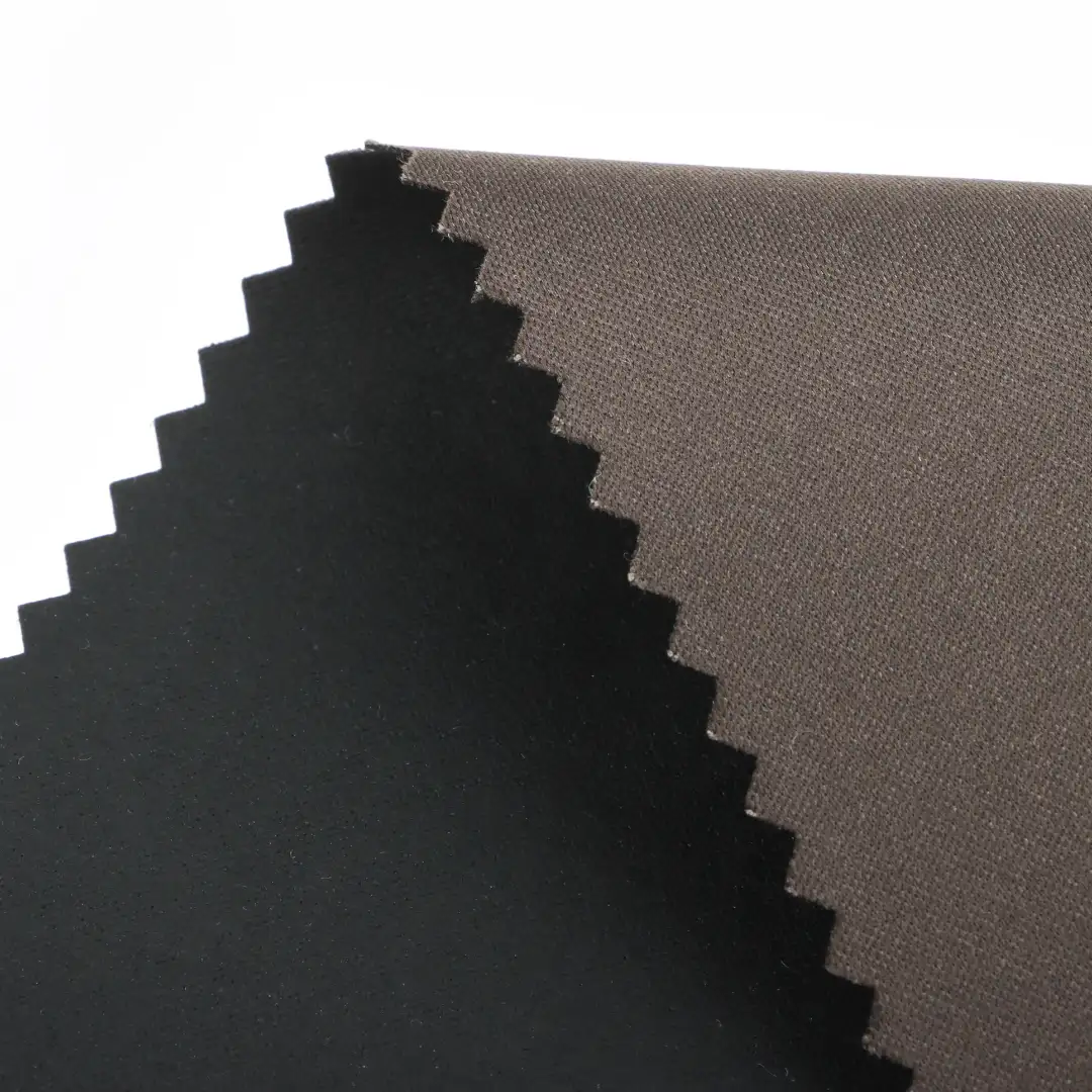 China Fabric for Padded Jacket Suede Woven Blended Fabric BCI Cotton Olive Green color buy from China wholesaler bulk order at wholesale price free worldwide shipping Alibaba