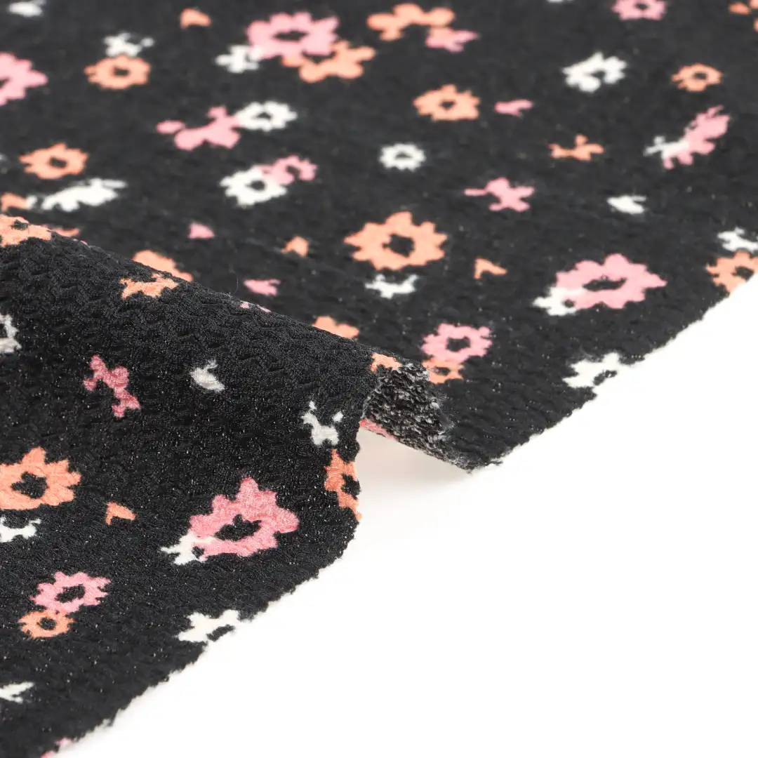 China Fabric for Skirt Crepe Synthetic Woven Fabric Polyester Black color buy from China wholesaler bulk order at wholesale price free worldwide shipping Alibaba