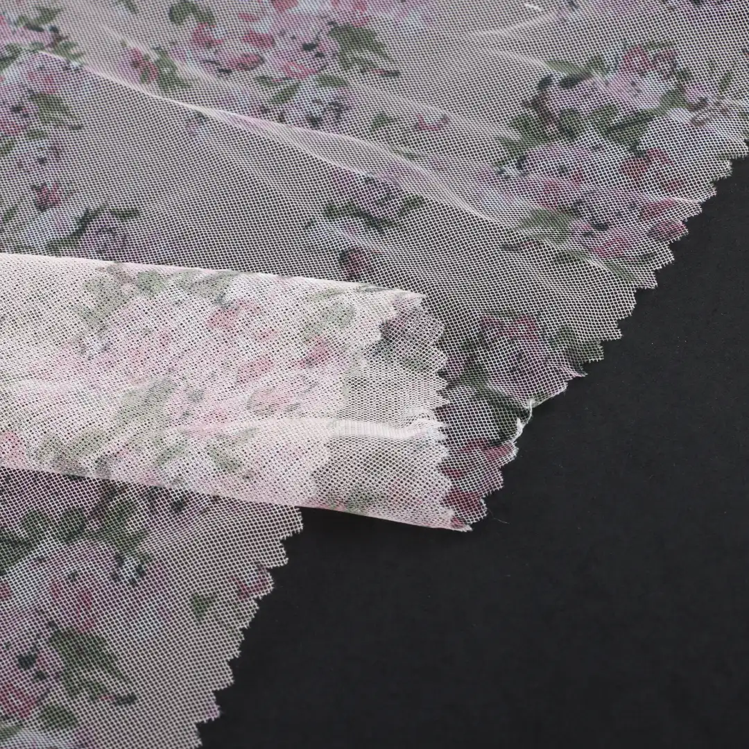 China Fabric for Skirt Mesh Knit Fabric Polyester Printing color buy from China wholesaler bulk order at wholesale price free worldwide shipping Alibaba