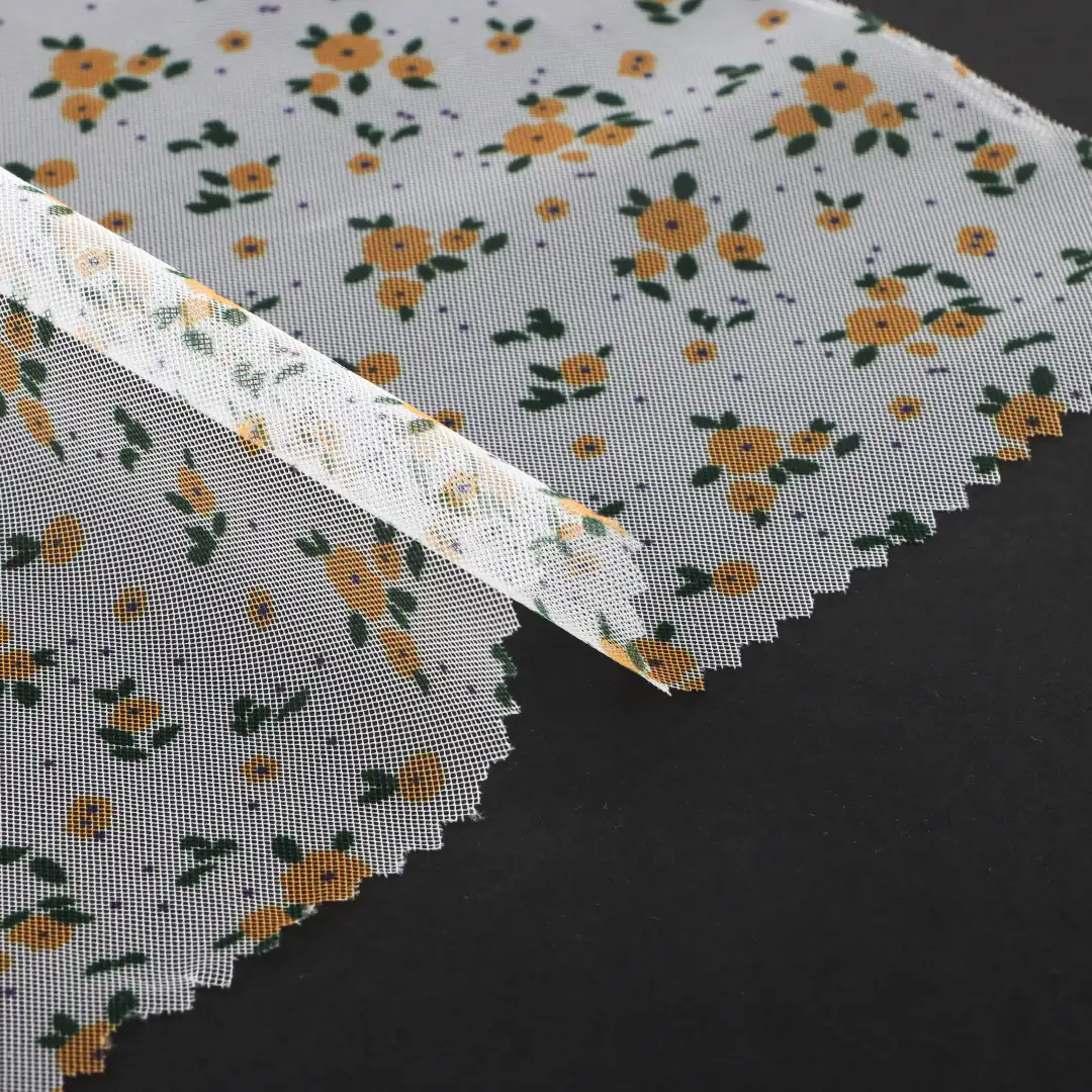 China Fabric for Skirt Mesh Knit Fabric Polyester Printing color buy from China wholesaler bulk order at wholesale price free worldwide shipping Alibaba