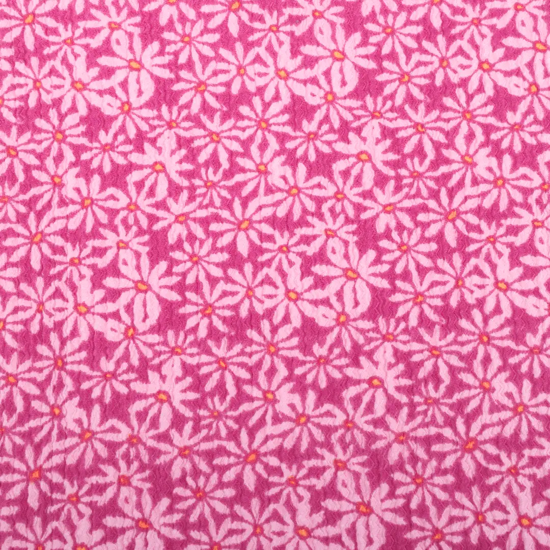China Fabric for Skirt Crepe Knit Fabric Polyester Spandex Pink color buy from China wholesaler bulk order at wholesale price free worldwide shipping Alibaba