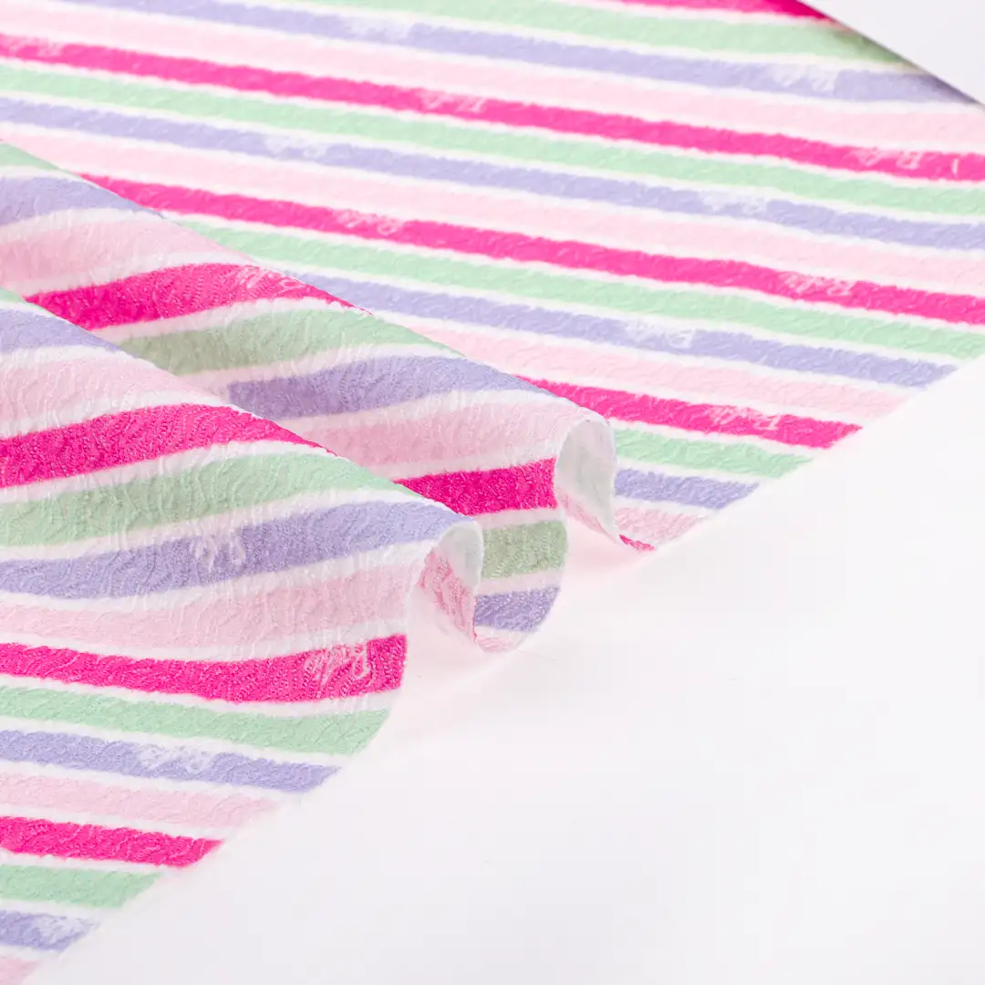 China Fabric for Skirt Crepe Knit Fabric Polyester Spandex Printing color buy from China wholesaler bulk order at wholesale price free worldwide shipping Alibaba