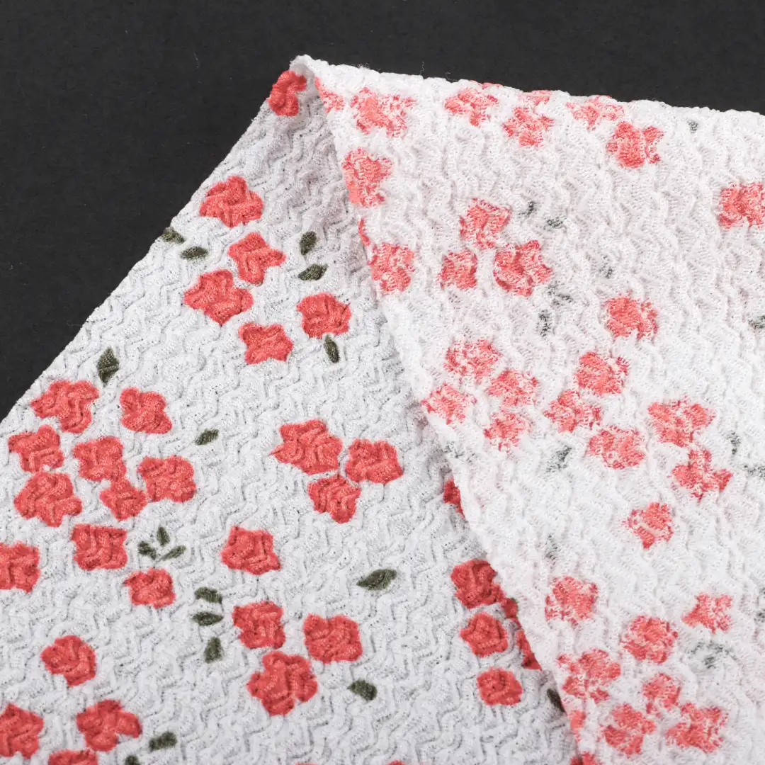 China Fabric for Skirt Crepe Knit Fabric Polyester Spandex Printing color buy from China wholesaler bulk order at wholesale price free worldwide shipping Alibaba