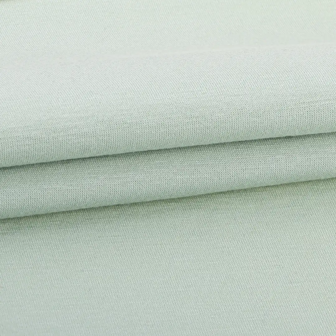 China Fabric for T-Shirt,Shorts Scuba Knit Fabric Polyester Rayon Spandex pea green color buy from China wholesaler bulk order at wholesale price free worldwide shipping Alibaba