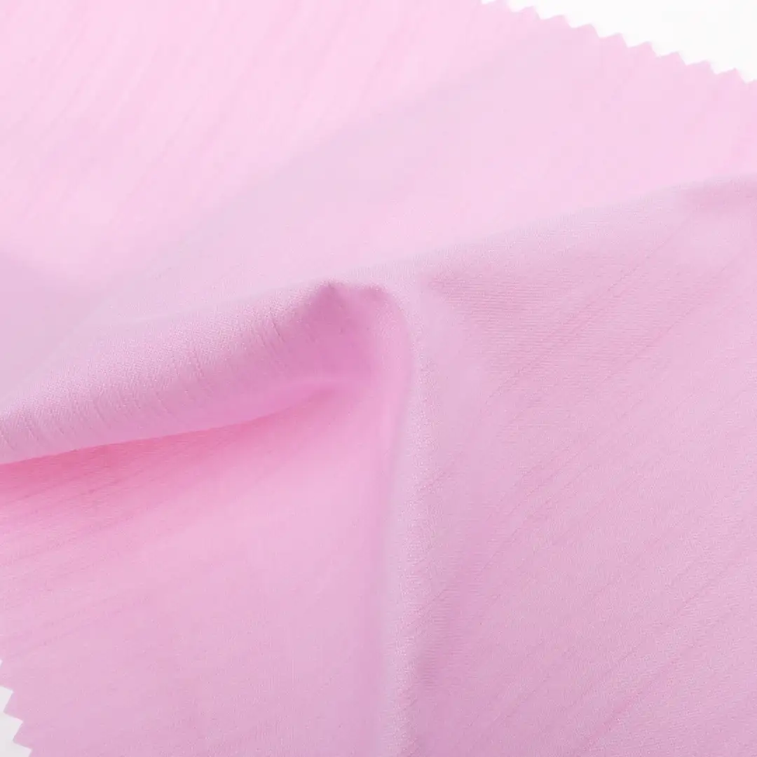 China Fabric for Shirt,Skirt Cotton Slub Natural Woven Fabric Cotton Pink color buy from China wholesaler bulk order at wholesale price free worldwide shipping Alibaba