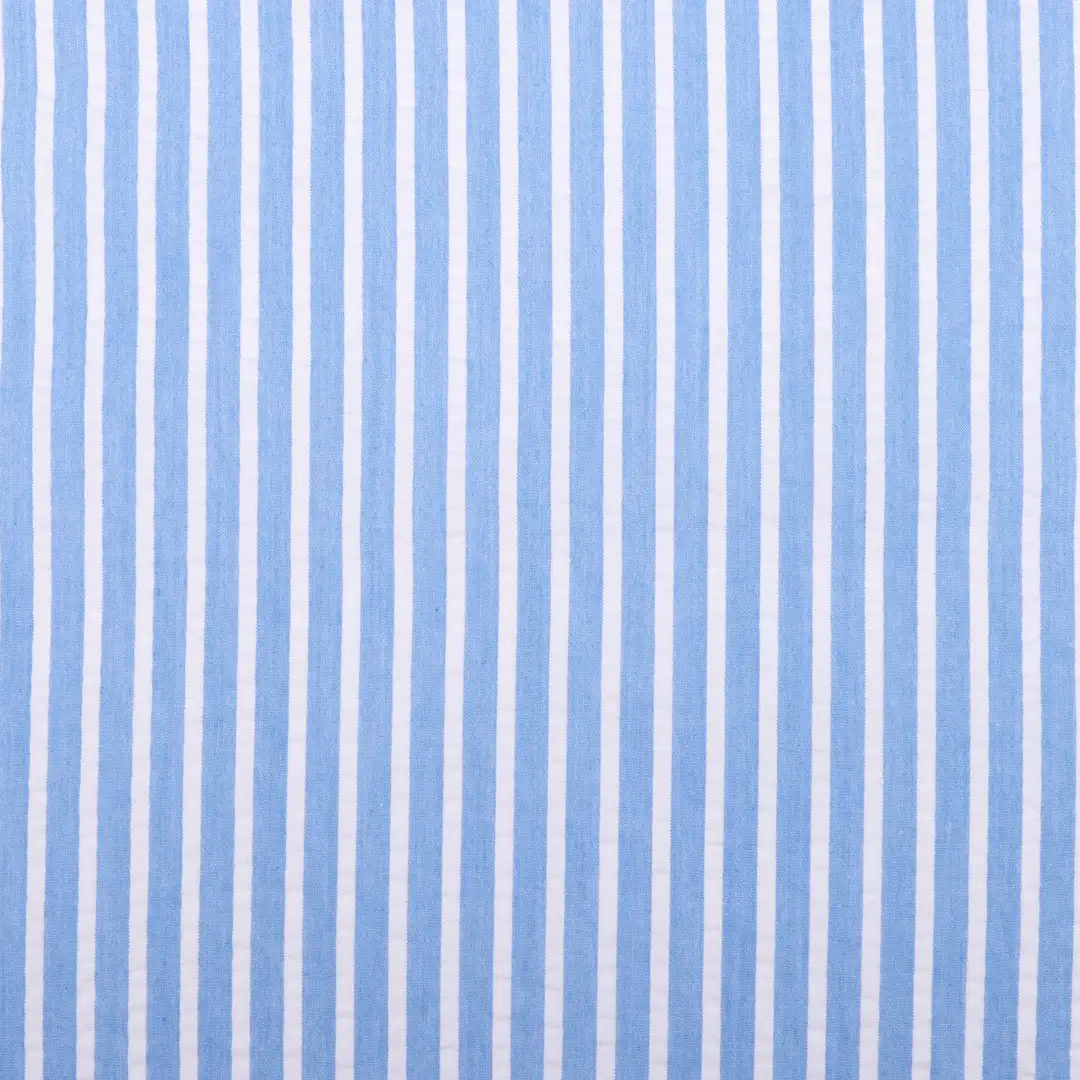 China Fabric for Shirt,Skirt,Shorts Cotton Seersucker Natural Woven Fabric Cotton stripe color buy from China wholesaler bulk order at wholesale price free worldwide shipping Alibaba