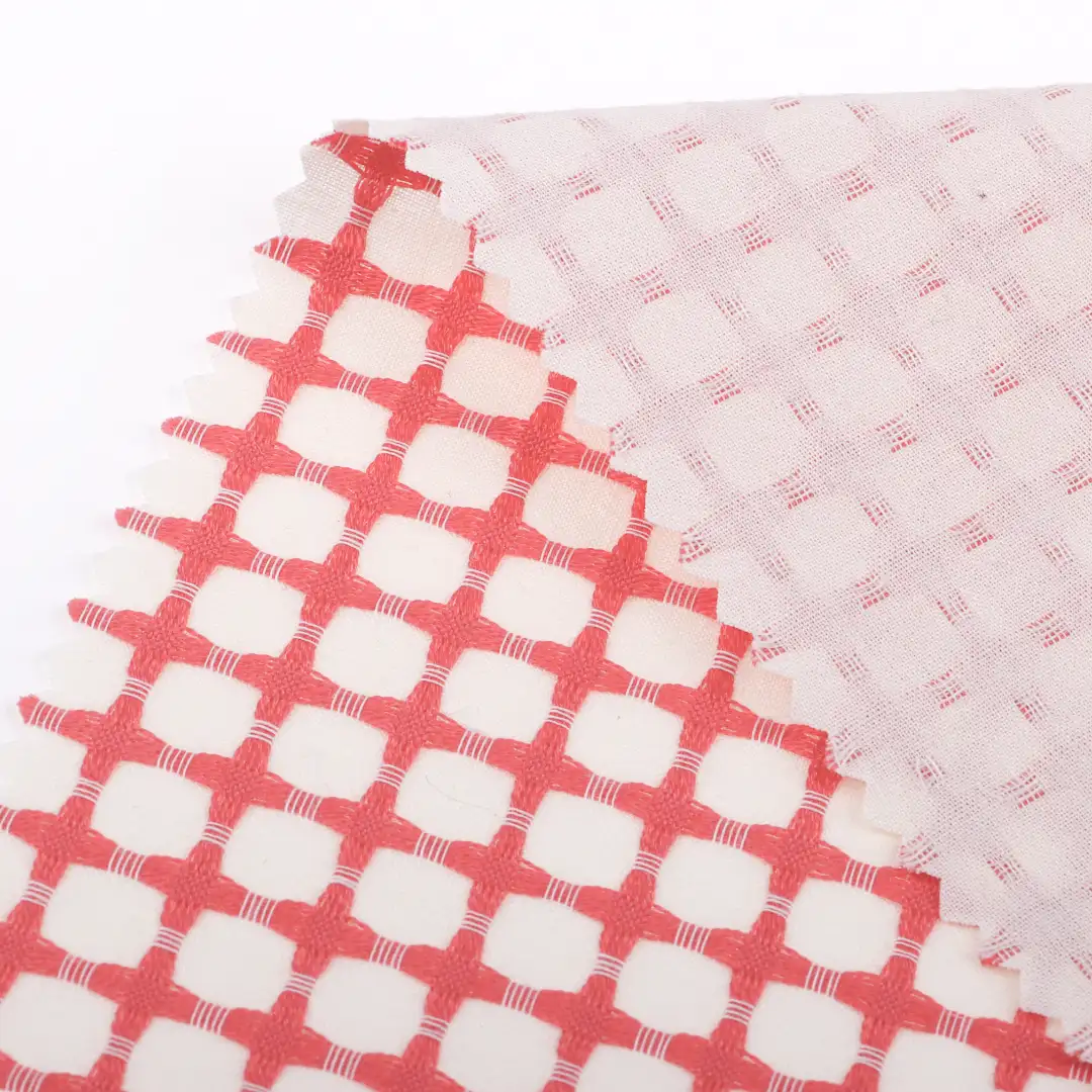 China Fabric for Shirt,Skirt,Shorts Cotton Dobby Natural Woven Fabric Cotton Red color buy from China wholesaler bulk order at wholesale price free worldwide shipping Alibaba