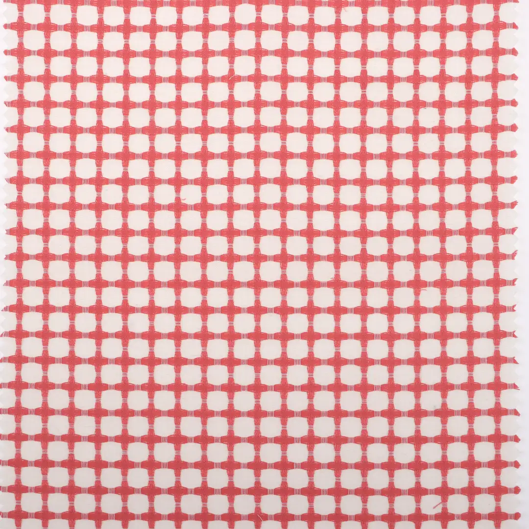 China Fabric for Shirt,Skirt,Shorts Cotton Dobby Natural Woven Fabric Cotton Red color buy from China wholesaler bulk order at wholesale price free worldwide shipping Alibaba