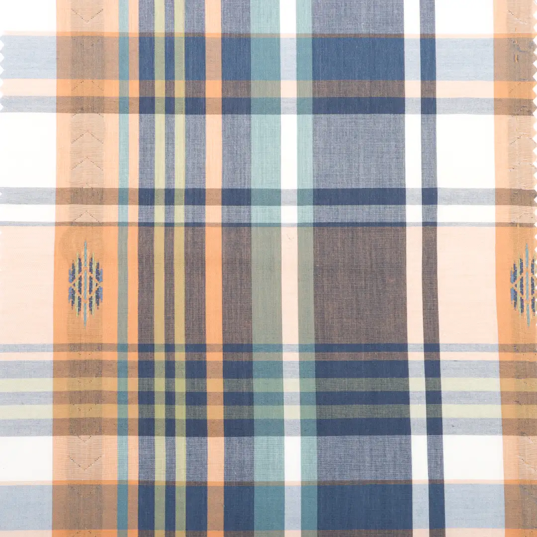 China Fabric for Shirt,Pants,Skirt,Shorts Cotton Dobby Natural Woven Fabric Cotton check color buy from China wholesaler bulk order at wholesale price free worldwide shipping Alibaba
