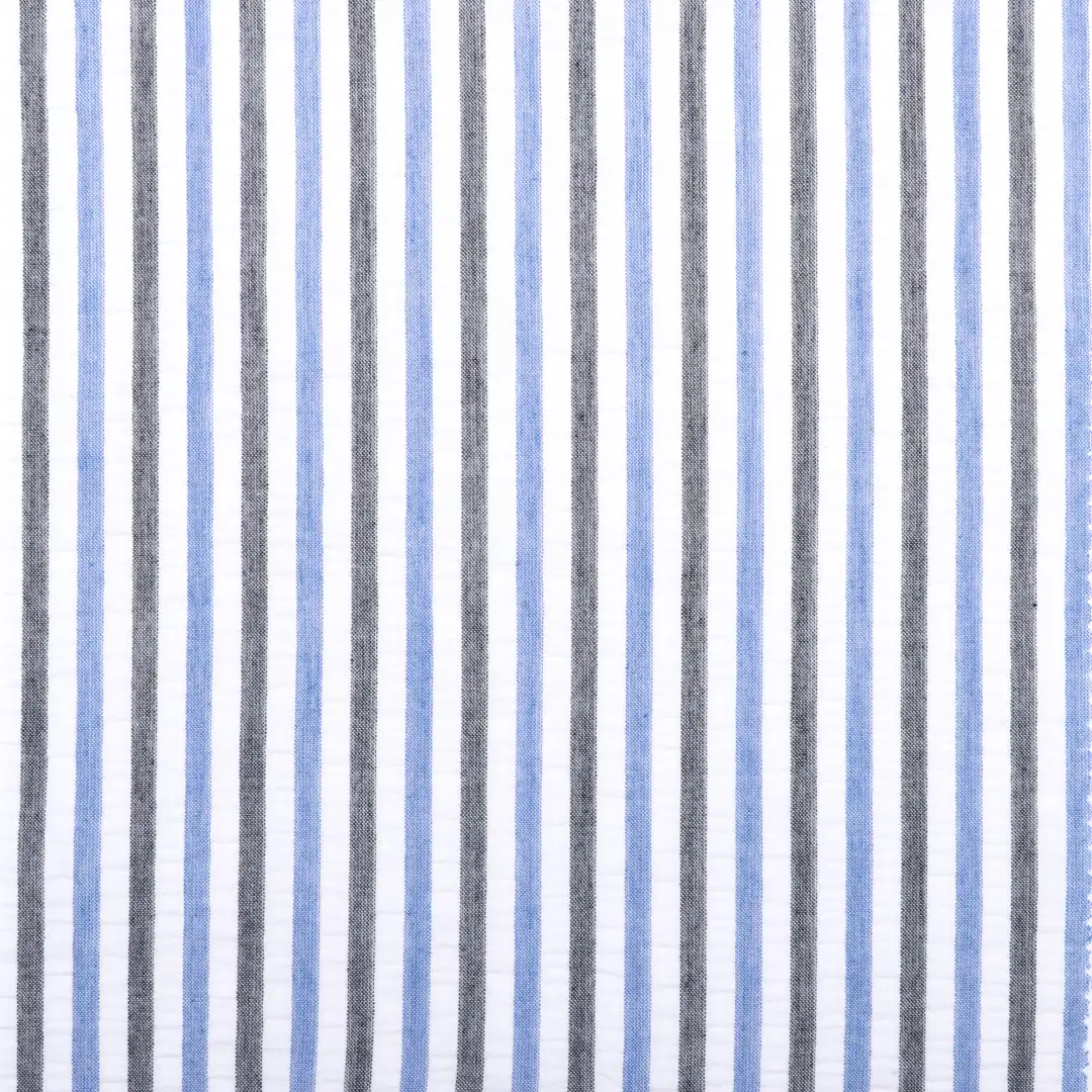 China Fabric for Shirt,Pants,Skirt,Shorts Cotton Seersucker Natural Woven Fabric Cotton stripe color buy from China wholesaler bulk order at wholesale price free worldwide shipping Alibaba