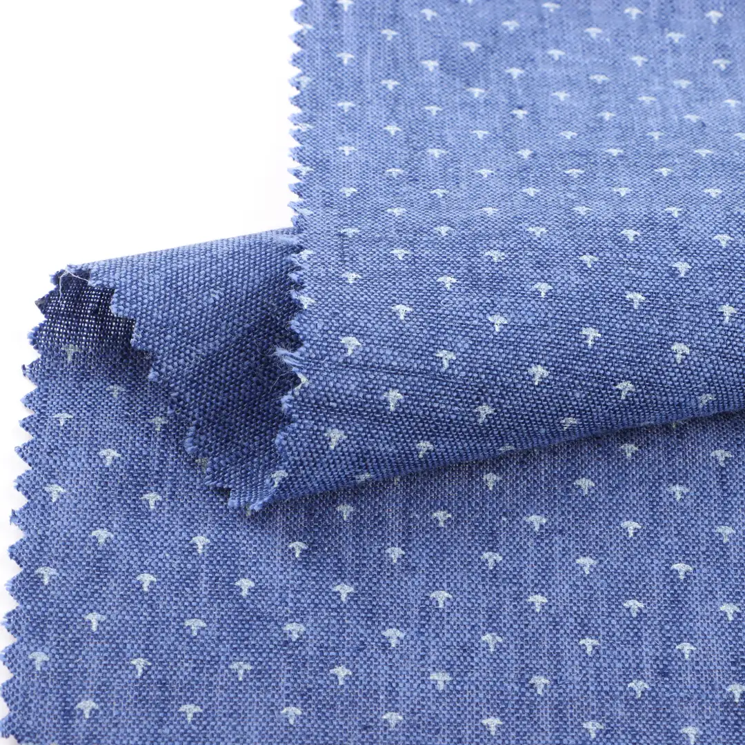 China Fabric for Shirt,Pants,Skirt,Shorts Linen/Cotton YD Plain Natural Woven Fabric Linen Cotton Blue color buy from China wholesaler bulk order at wholesale price free worldwide shipping Alibaba