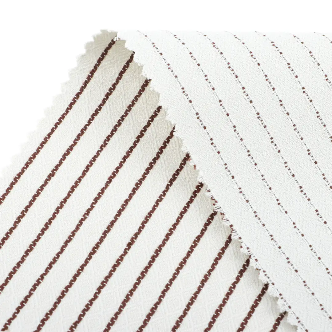 China Fabric for Shirt,Pants,Skirt,Shorts Yarn Dyed Stripe Natural Woven Fabric Cotton stripe color buy from China wholesaler bulk order at wholesale price free worldwide shipping Alibaba
