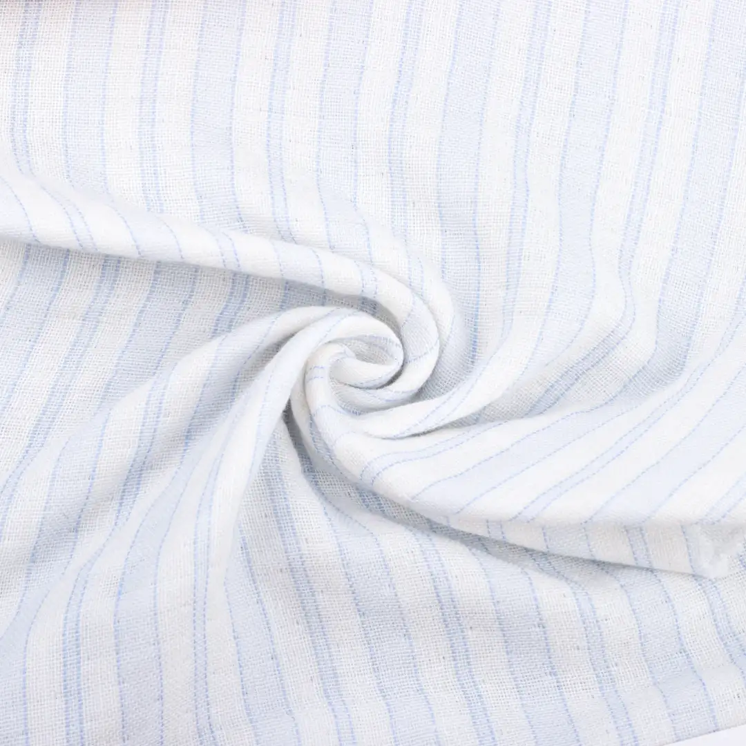 China Fabric for Shirt,Skirt,Shorts Cotton Double Layer Crepe Gauze Natural Woven Fabric Cotton stripe color buy from China wholesaler bulk order at wholesale price free worldwide shipping Alibaba