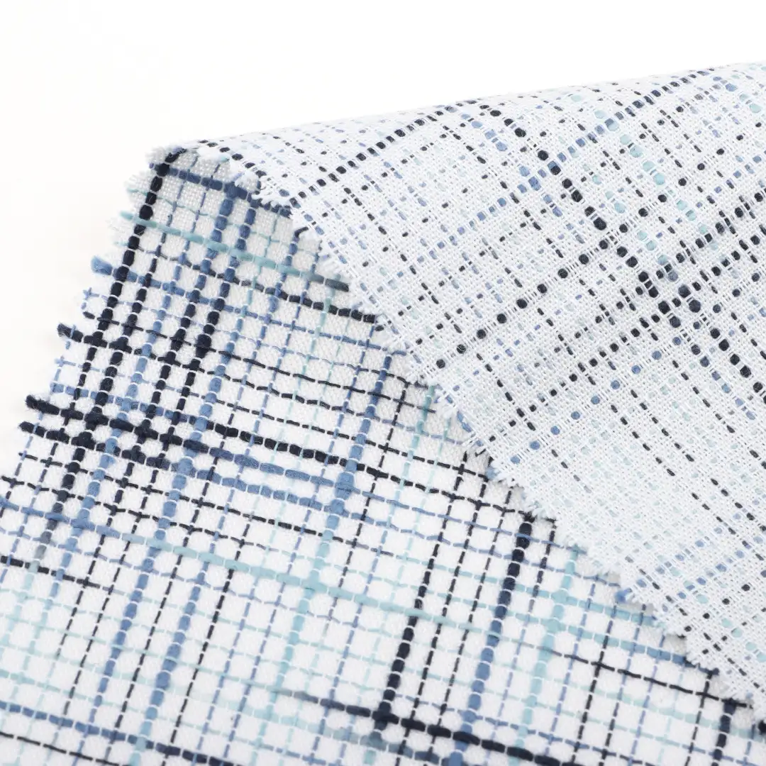 China Fabric for Shirt Space Dyed Woven Blended Fabric Cotton Rayon Polyester check color buy from China wholesaler bulk order at wholesale price free worldwide shipping Alibaba