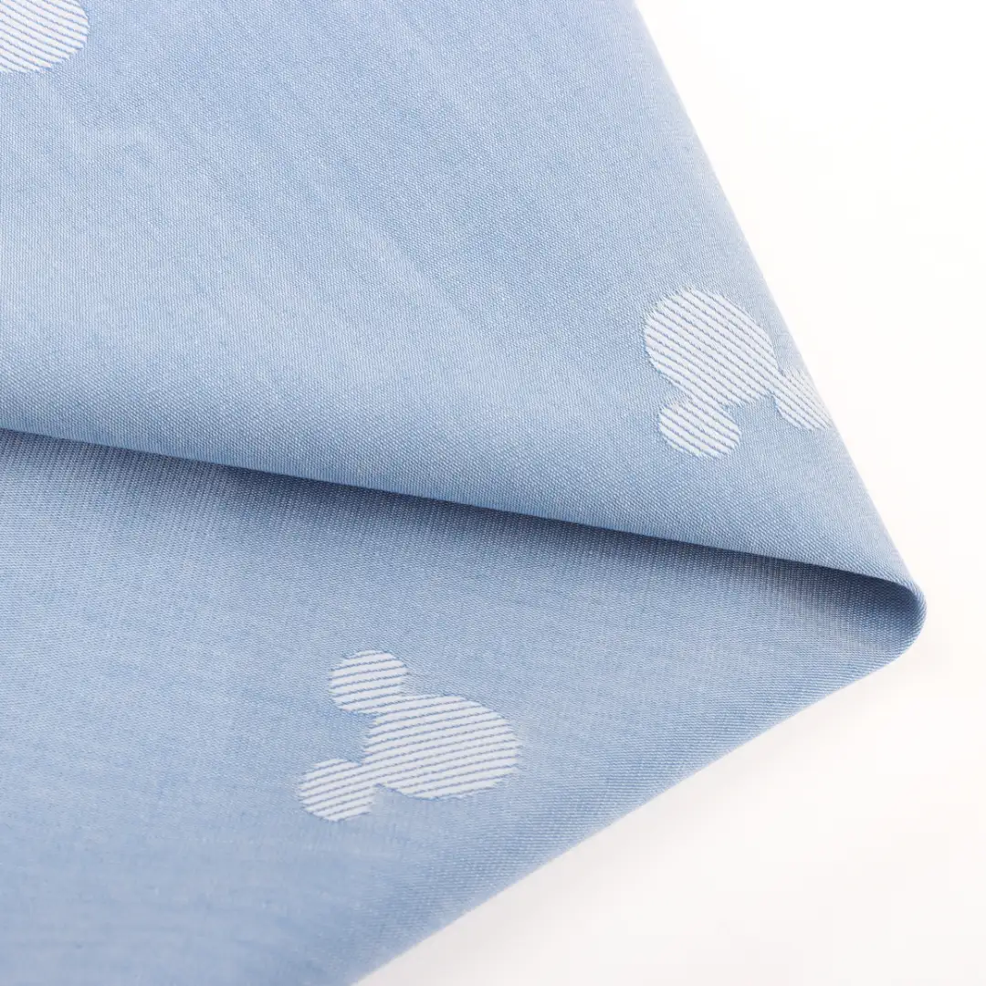 China Fabric for Shirt,Pants,Skirt,Shorts Cotton Dobby Natural Woven Fabric Cotton Blue color buy from China wholesaler bulk order at wholesale price free worldwide shipping Alibaba