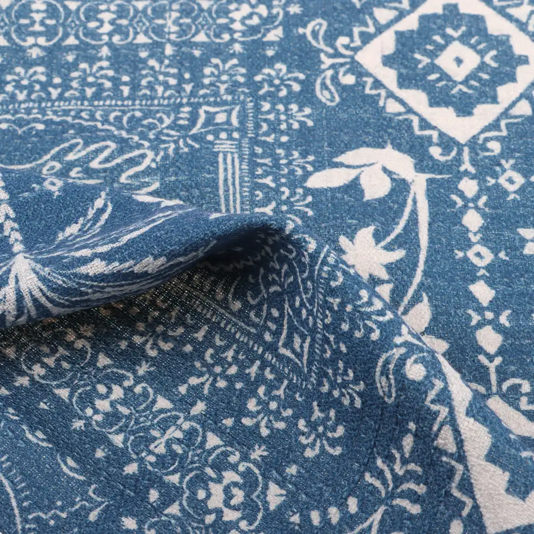China Fabric for Shirt,Pants,Skirt,Shorts Cotton Dobby Natural Woven Fabric Cotton Blue color buy from China wholesaler bulk order at wholesale price free worldwide shipping Alibaba
