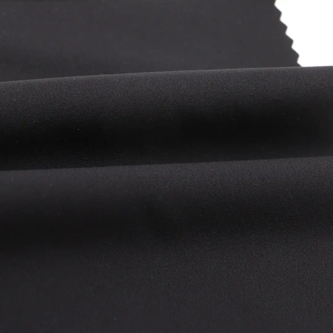 China Fabric for T-Shirt,Jogger,Yoga Clothes,Yoga Pants,Sports Bras Interlock Knit Fabric Nylon Spandex Black color buy from China wholesaler bulk order at wholesale price free worldwide shipping Alibaba