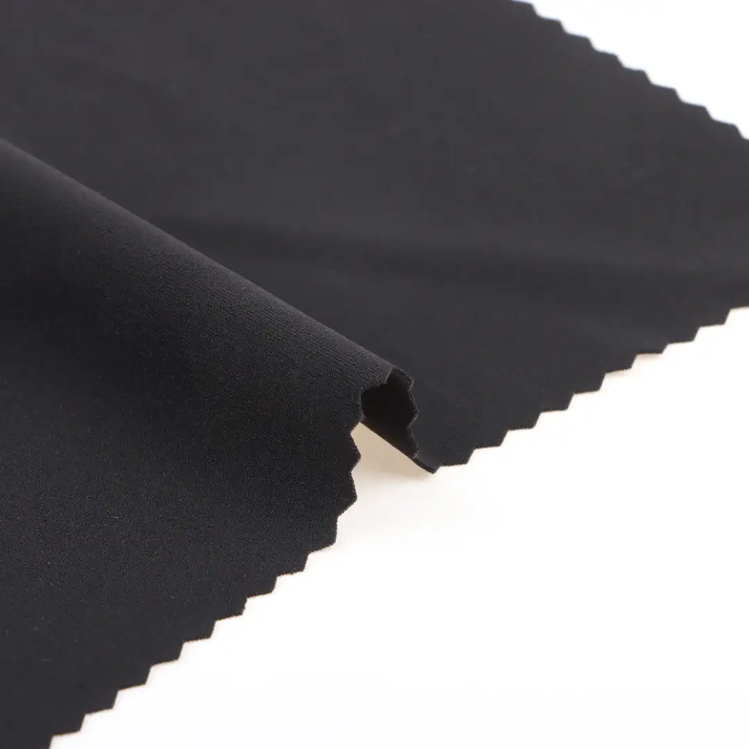 China Fabric for T-Shirt,Jogger,Yoga Clothes,Yoga Pants,Sports Bras Interlock Knit Fabric Nylon Spandex Black color buy from China wholesaler bulk order at wholesale price free worldwide shipping Alibaba
