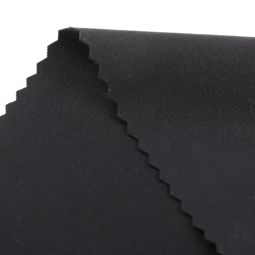 China Fabric for T-Shirt,Jogger,Yoga Clothes,Yoga Pants,Sports Bras Interlock Knit Fabric Nylon Spandex Black color buy from China wholesaler bulk order at wholesale price free worldwide shipping Alibaba