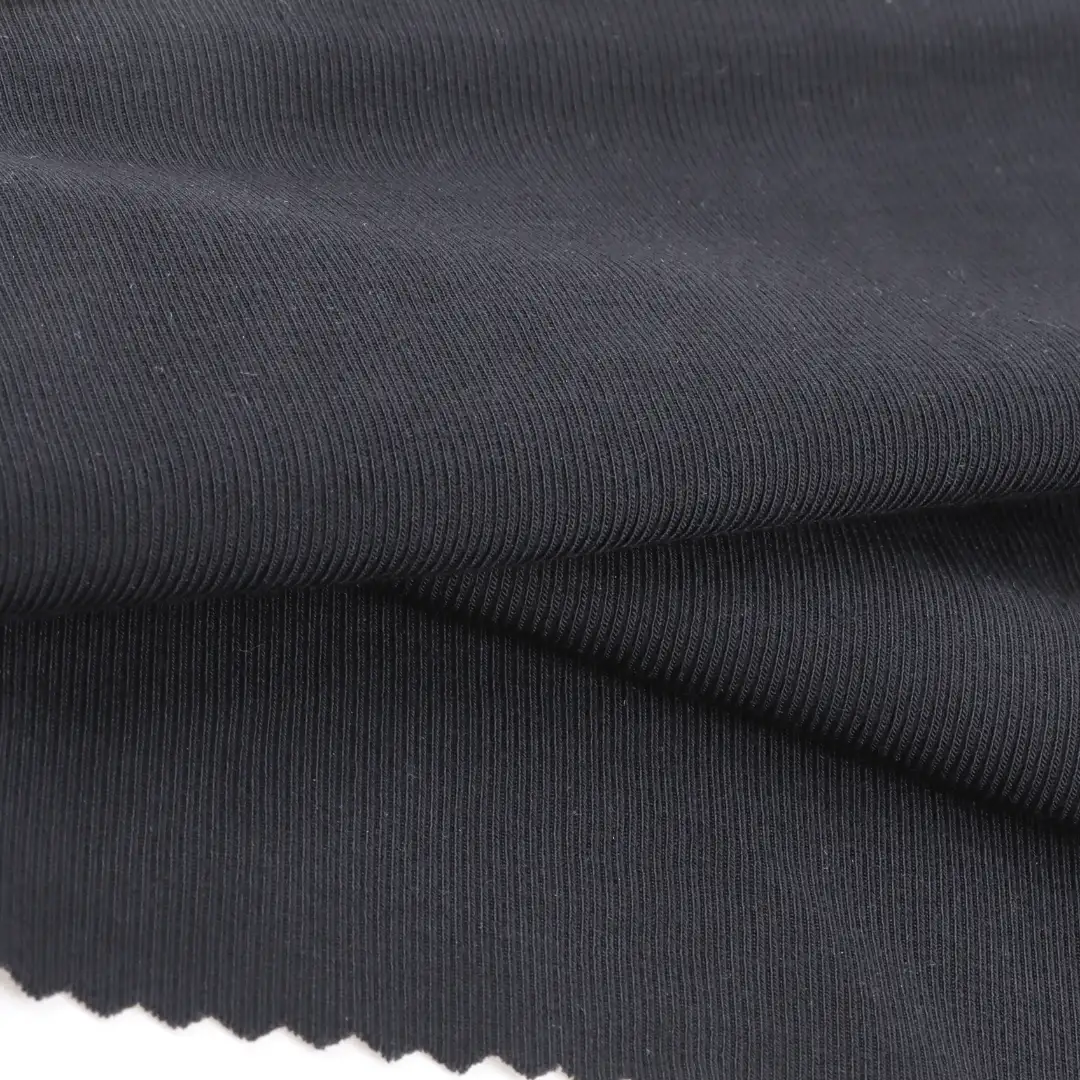 China Fabric for T-Shirt,Tank Top,Loungewear Single Jersey Knit Fabric Rayon Nylon Spandex Black color buy from China wholesaler bulk order at wholesale price free worldwide shipping Alibaba